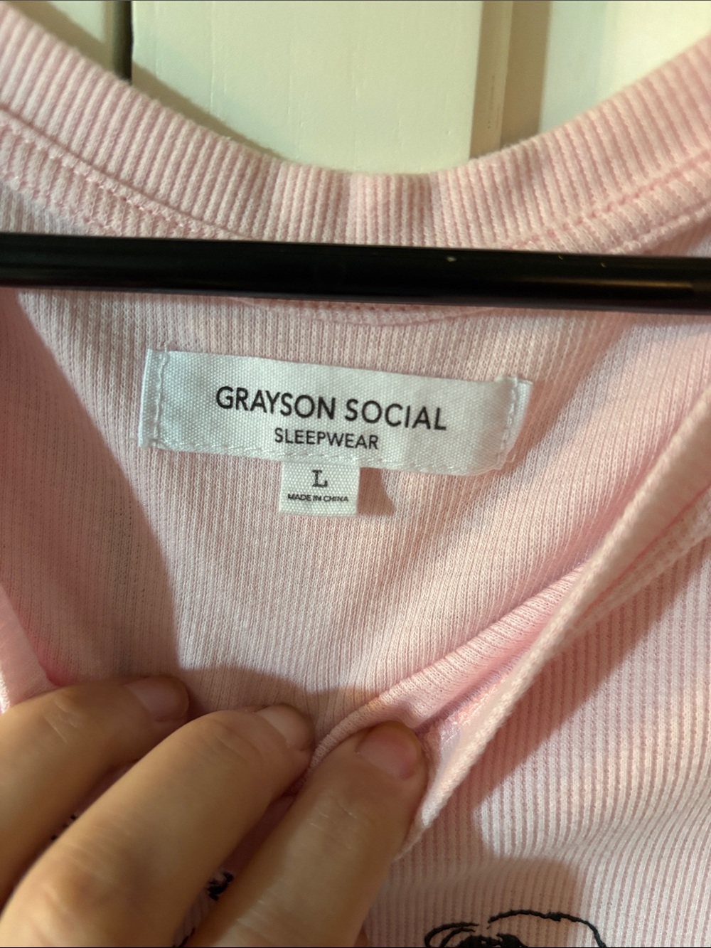 Spill the Tea Pink Graphic Sleep Tee - Picture 2 of 4